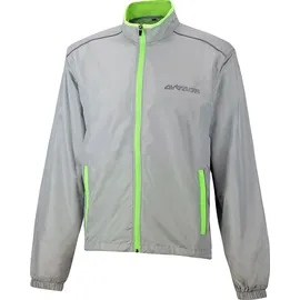 Airtracks Herren Fahrradjacke - Fahrradweste M grau / multifunktionelle Radjacke mit abnehmbaren Ärmel - Grau - M