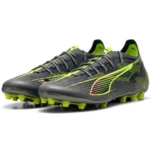Puma Ultra 5 Ultimate Mg Fußballschuhe - Matte Aged Silver / Yellow Alert / Sun Struck - EU 39