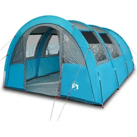 vidaXL Tunnelzelt 4 Personen Blau