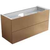 Keuco Waschtischunterschrank 2 Auszüge 140 x 70 x 53,5 cm Eiche Hell