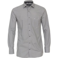 CasaModa Langarmhemd Comfort Fit Kentkragen grau 40