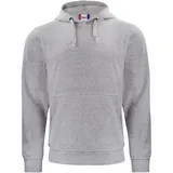 Clique Hoodie Grau Melange M