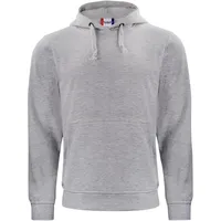 Clique Hoodie Grau Melange M