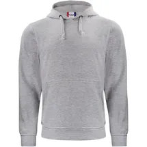 Clique Hoodie Grau Melange M