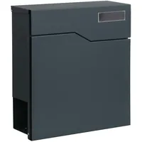 Westerholt Sydney Edelstahl anthrazit inkl. Zeitungsfach