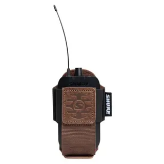 Shure SH-BODYPACK-PBN-L Wireless Transmitter Pouch Brown