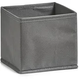 Zeller Aufbewahrungsbox 14 x 13 cm Kunststoff Grau S (Small)