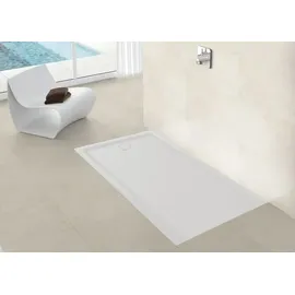Hoesch Mineralguss-Duschwanne Muna S 150x100x3cm, weiß matt, Antirutsch