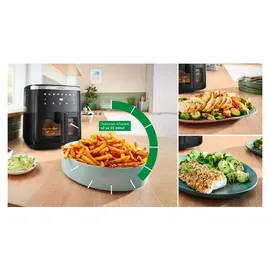 Bosch Serie 6 Heißluftfritteuse MAF671B0 Schwarz 7,2 l