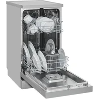 Exquisit GSP59109-451D Unterbau-Geschirrspüler (freistehend, 598 mm, Silber)