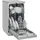 Exquisit GSP59109-451D Unterbau-Geschirrspüler (freistehend, 598 mm, Silber)