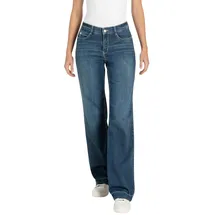 MAC Dream Wide Leg Jeans in dunkler Waschung-D38 / L32