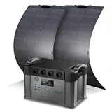 Allpowers - S2000 Pro Tragbares Powerstation Mit Solarpanel 1451wh 2400w (4000w Spitzenwert) Akku Solargenerator Mobiler Stromspeicher Power Station Für Home Notfall Camping Rv Reise