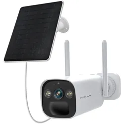 Foscam BP4 WLAN Überwachungskamera inkl. Solarpanel 4MP 2560x1440, Akku-/Solarbetrieb, Nachtsicht in Farbe