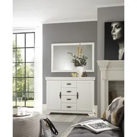 Home Affaire Wandspiegel HOME AFFAIRE "Royal, moderner Spiegel, Garderobenspiegel", weiß, B:112cm H:79cm T:2cm, FSC-zertifizierter Holzwerkstoff, Spiegel, Wandspiegel, universell einsetzbar, rechteckig, 112 cm breit