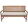 Beautissu Bankauflage 100 x 48 x 5 cm hellgrau 1 St.