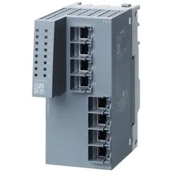 Siemens 6GK54080GA008AP2 PE408 Port Extender, 8x RJ45 für Erweiterung von XM-401