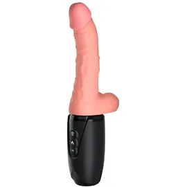 KING COCK PLUS „6,5“ Thrusting Cock with Balls“, Light, 26,7x3,8 cm