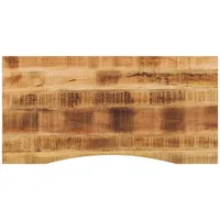 VidaXL Schreibtischplatte mit Aussparung 140x60x2,5cm Massivholz Mango