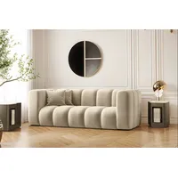 Kaiser Möbel Sofa Couch, Zweisitzer-Sofa Grand Modular Stoff Haga und Salvador, Bequem, modular, viele Farben beige