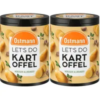 Ostmann Gewürze - Let's Do Kartoffel | Gewürzsalz für Bratkartoffeln, Kartoffelpürree oder Gratin | Würziger Allrounder mit getoasteten Zwiebeln und Muskatnuss | 90 g in recyclebarer Metalldose