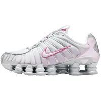 NIKE Damen Shox TL Sneaker, MTLC Platinum Pinksicle Pink Foam White, 42.5 EU - 42.5 EU