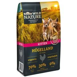 Dehner Wild Nature Kitten Hügelland Trockenfutter getreidefrei Huhn 1,5 kg