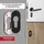 SOTech Kleberosette oval selbstklebend Edelstahl Schwarz