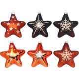 MAGIC by Inge Christbaumschmuck »Shiny Chestnut, Weihnachtsdeko, Christbaumschmuck«, (Set, 6 tlg.), braun