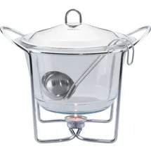 Kinghoff KH-1413 4,1L Transparent Glas - Silber/Hellblau