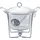 Kinghoff KH-1413 4,1L Transparent Glas - Silber/Hellblau