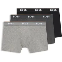 Boss Power Boxershorts 3 Einheiten Open Grey M