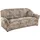 DOMO collection Couch Mikrofaser 3-Sitzer Braun
