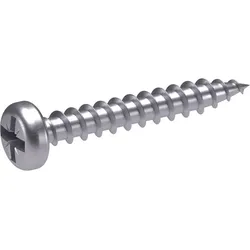 Spanplattenschraube Pan head Ø5x60 Stahl verzinkt