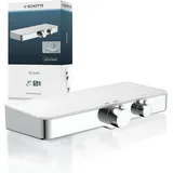 Schütte OCEAN Duschthermostat mit Ablage für 1 Verbraucher Chrom/Weiß 60535