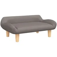 vidaXL Kindersofa Taupe 70x40x24 cm Stoff