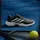 adidas GameCourt 3 Schwarz/Silber Metallic/Weiß 44