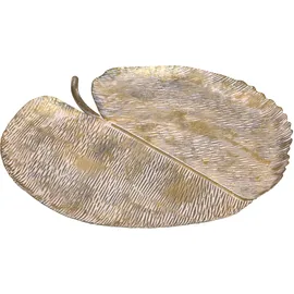 Chic Antique Dekotablett Blatt rund