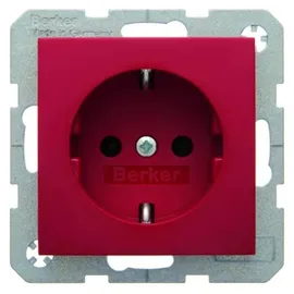 Berker Schuko-Steckdose Unterputz rot 2 St.