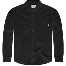 Vintage Industries Langarmhemd Schwarz 3XL