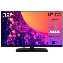 Kendo LED TV 32" Full HD HLG Smart TV - DVB-T2/C/S2