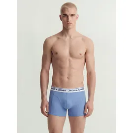 JACK & JONES JACBRANCO Solid Trunks blau/ pink XXL 5er Pack