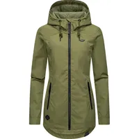 Ragwear Damen, Übergangsjacke leichte Jacke Kurzmantel wasserdicht mit Verstellbarer