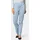 GOLDNER Satin-Baumwollhose mit Stretch Schlupfhose Blau 48