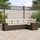 vidaXL Garten-Lounge-Set 5-tlg. braun