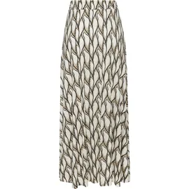 LASCANA Maxirock Damen Bedruckt Beige/Khaki 46