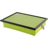 Andrews Living Knietablett mit Kissen – Laptopkissen für Sofa & Bett (Grün)