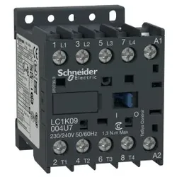 Schneider Electric LC1K09004U7 Leistungsschütz LC1K 4p, Spule 230-240 V AC