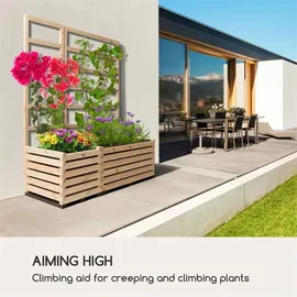 Blumfeldt Modu Grow Spalier 50 x 151 x 3 cm Gelb