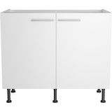 OPTIFIT Spülenschrank Klara Breite 100 cm weiß